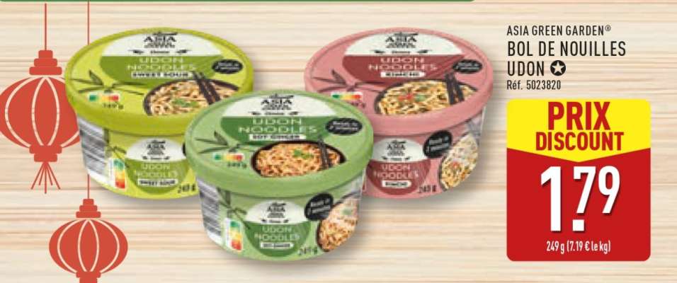 ASIA GREEN GARDEN® BOL DE NOUILLES UDON