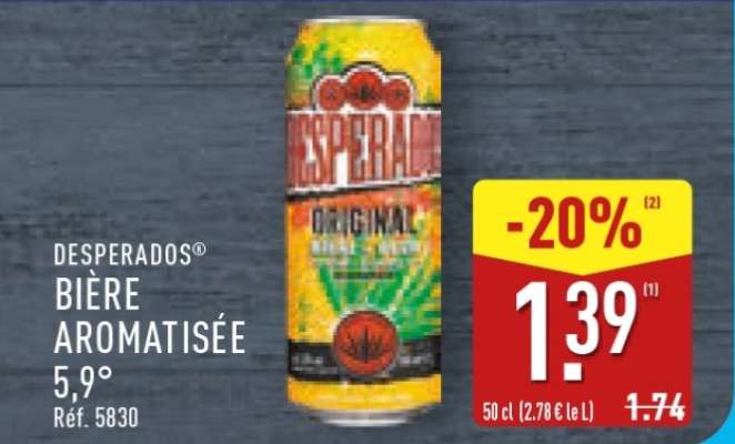 DESPERADOS® BIÈRE AROMATISÉE