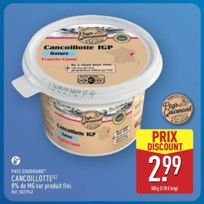 Cancoillotte IGP Nature