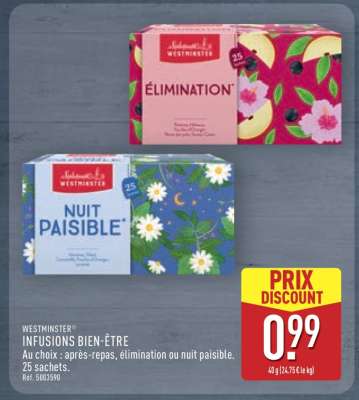 WESTMINSTER INFUSIONS BIEN-ÊTRE