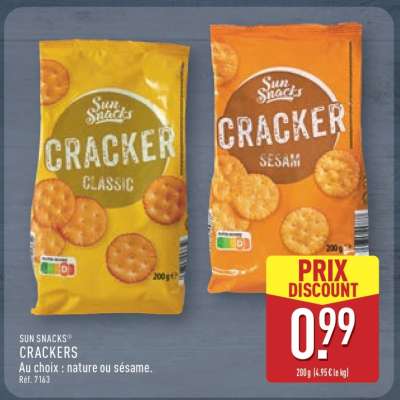 SUN SNACKS® CRACKERS
