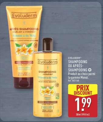 Evoluderm Shampooing ou Après Shampooing