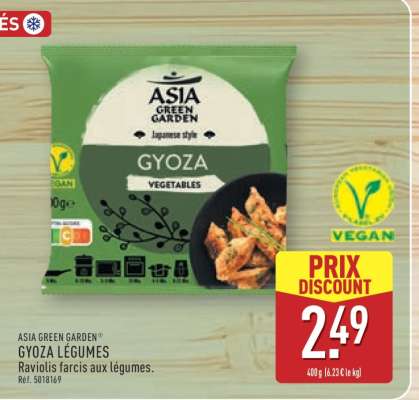 ASIA GREEN GARDEN® GYOZA LÉGUMES