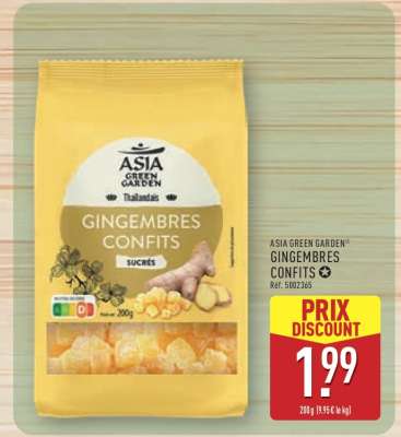 ASIA GREEN GARDEN® GINGEMBRES CONFITS