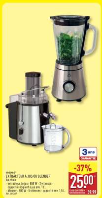 AMBIANO® EXTRACTEUR À JUS OU BLENDER