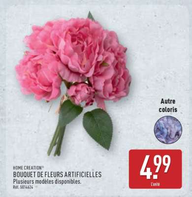 HOME CREATION® BOUQUET DE FLEURS ARTIFICIELLES