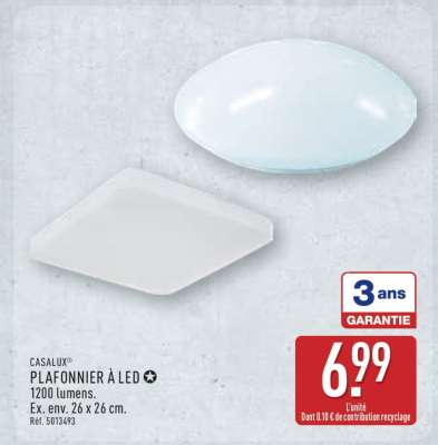 CASALUX PLAFONNIER À LED