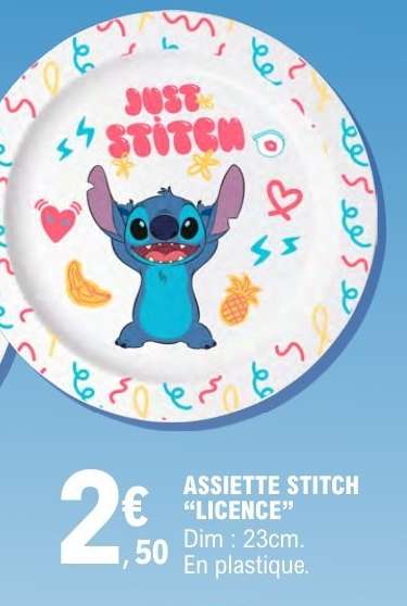 ASSIETTE STITCH “LICENCE”