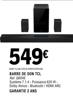 BARRE DE SON TCL