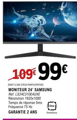 MONITEUR 24' SAMSUNG