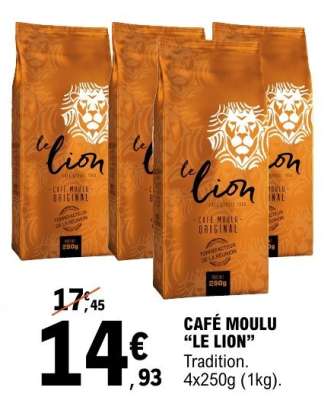 CAFÉ MOULU 'LE LION'