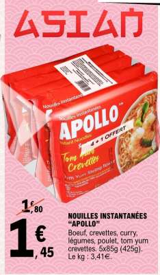 Nouilles Instantanées 'Apollo'