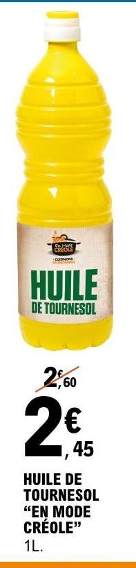 Huile de Tournesol "En Mode Créole"