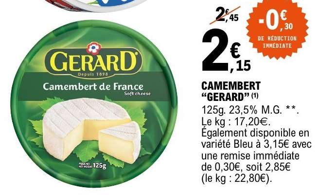 CAMEMBERT 'GERARD'
