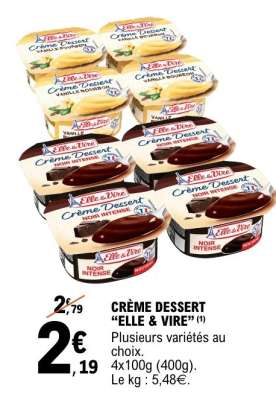 CRÈME DESSERT “ELLE & VIRE”