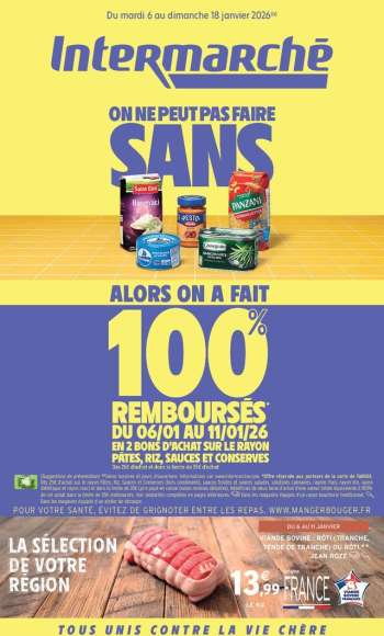 Catalogue Intermarché Contact - 06/01/2026 - 18/01/2026.