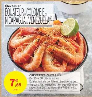 CREVETTES CUITES