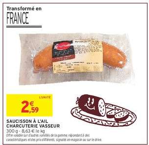 Saucisson à l'ail Charcuterie Vasseur