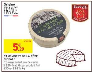 CAMEMBERT DE LA CÔTE D'OPALE