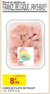 Cubes de Filets de Poulet