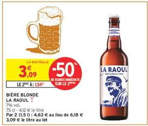 BIÈRE BLONDE LA RAOUL