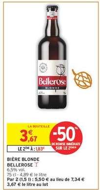 Bière Blonde Bellerose