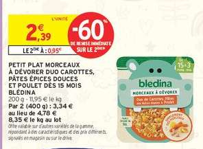 Blédina Petit Plat Morceaux à Dévorer