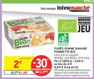 PURÉE POMME BANANE POMMETTE BIO