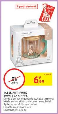 Tasse Anti Fuite Sophie la Girafe