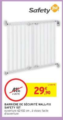 BARRIÈRE DE SÉCURITÉ WALL FIX SAFETY 1ST