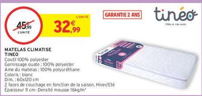 Matelas Climatise Tineo