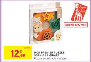 MON PREMIER PUZZLE SOPHIE LA GIRAFE