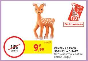 FANFAN LE FAON SOPHIE LA GIRAFE