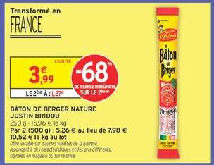 BÂTON DE BERGER NATURE JUSTIN BRIDOU