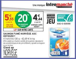 Saumon Fumé Norvège ASC Odyssée