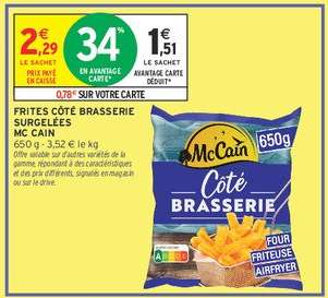 Frites Côté Brasserie Surgelées McCain