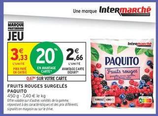 FRUITS ROUGES SURGELÉS PAQUITO