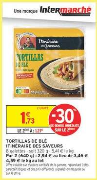TORTILLAS DE BLÉ ITINÉRAIRE DES SAVEURS