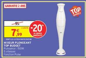 Mixeur Plongeant Top Budget