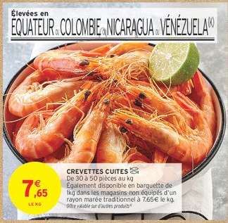 CREVETTES CUITES