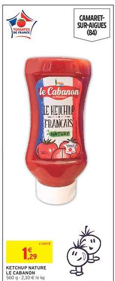 KETCHUP NATURE LE CABANON