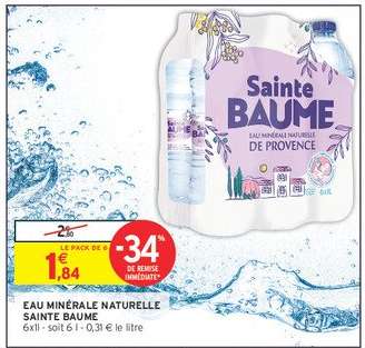 EAU MINÉRALE NATURELLE SAINTE BAUME