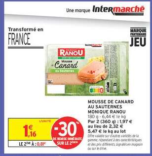 Mousse de Canard au Sauternes Monique Ranou