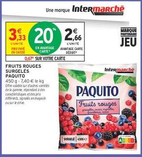 FRUITS ROUGES SURGELÉS PAQUITO