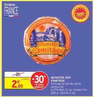 Munster AOP Ermitage