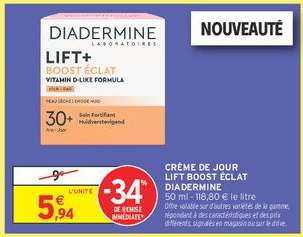 CRÈME DE JOUR LIFT BOOST ÉCLAT DIADERMINE