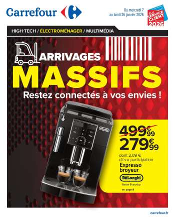 Catalogue Carrefour Hypermarchés - 07/01/2026 - 26/01/2026.