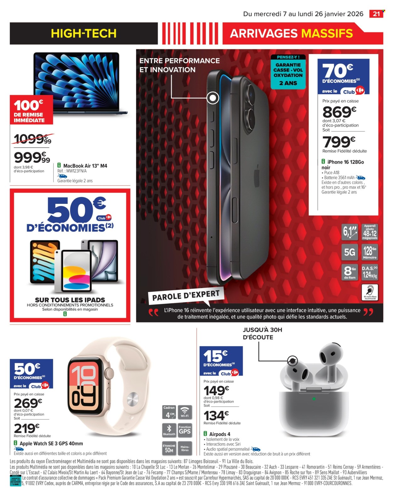 Catalogue Carrefour Hypermarchés - 07/01/2026 - 26/01/2026. Page 23