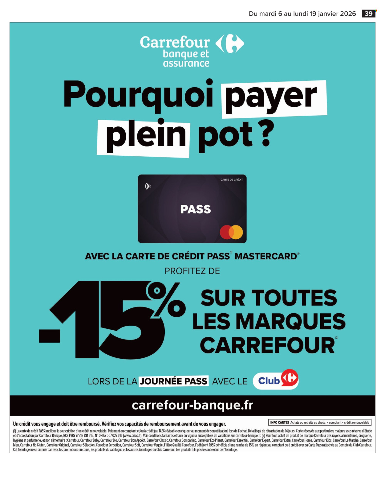 Catalogue Carrefour Hypermarchés - 06/01/2026 - 19/01/2026. Page 41