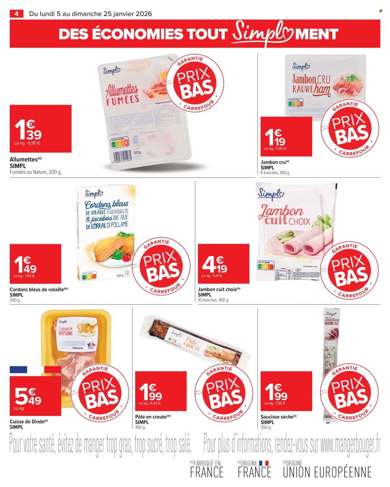 Catalogue Carrefour Hypermarchés - 05/01/2026 - 25/01/2026. Page 4